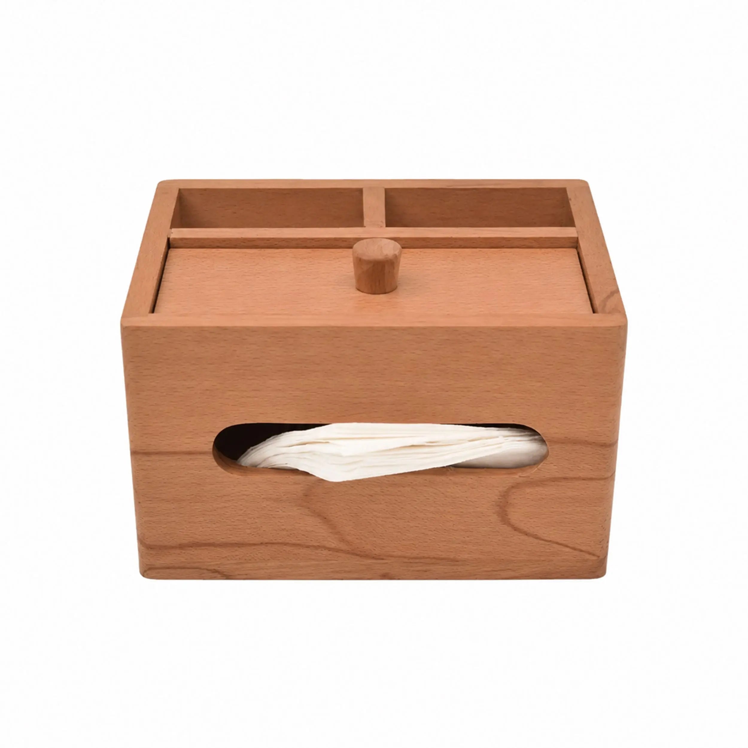 All-in-One Wooden Desk Organizer